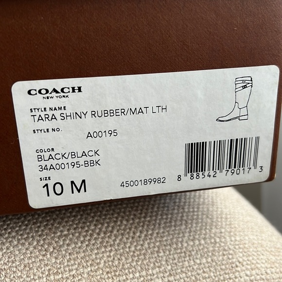 NEW COACH Tara Shiny Rubber - Picture 7 of 7